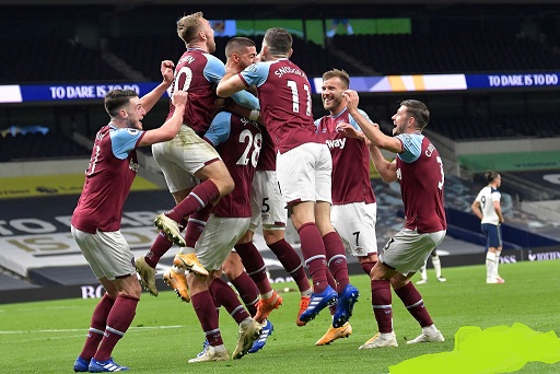 Il Tottenham Hotspur è stato pareggiato dal West Ham United con un vantaggio di 3 punti